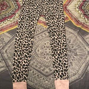 VS PINK Cheetah Print Sleep Pants